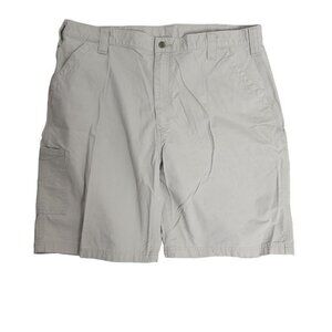 Carhartt Mens Size 42 Tan Canvas Utility‎ Work Shorts B147 Original Fit